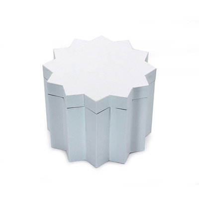 Exquisite Shaped Paper Box Twelve Corner Packaging Box Polygonal Flat Cover Gift Box
