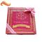 Custom Retail Luxury Chocolate Packaging Boxes Logo Printed Paper With Ribbon